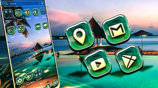 Maldives Resort Launcher Theme screenshot 4