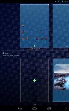 Blue Carbon GO Launcher Theme screenshot 4