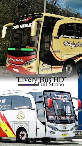 Livery Bus HD Full Strobo screenshot 1