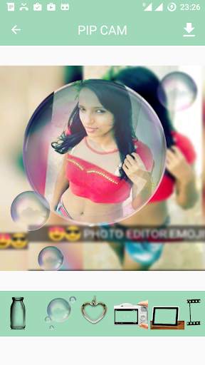 Editor de Fotos Efeito PIP Sombra Desfocar Fundo🌸 screenshot 4