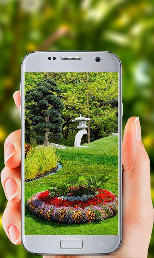 Garden Live Wallpapers 1 تصوير الشاشة