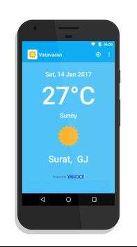 Vatavaran - Simple Weather App screenshot 1