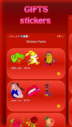 Stickers: gift, love, funny new wastickerspp 2021 screenshot 3