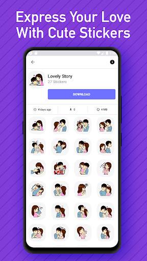 Love Emojis Stickers For WhatsApp - WAStickerApps screenshot 4