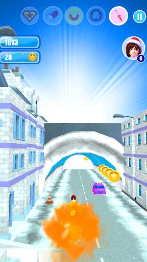 Santa Girl Run Natale screenshot 5