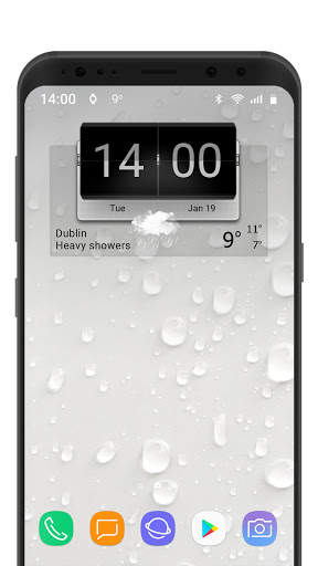 3D Flip Clock Theme Pack 03 screenshot 7