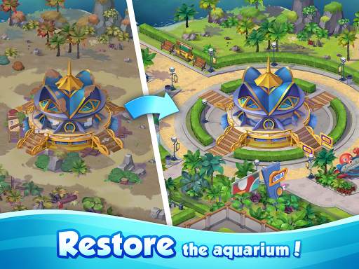 Aqua Blast: Fish Matching 3 Puzzle & Ball Blast screenshot 5