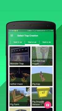 Trap Builder for Minecraft pe screenshot 3