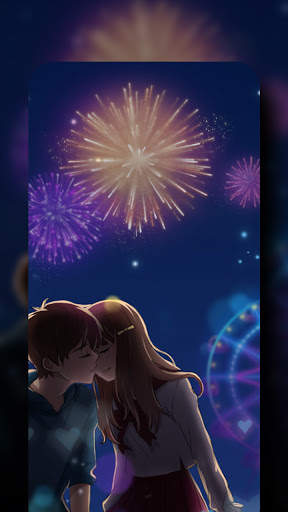 Love Fireworks Live Wallpaper & Launcher Themes screenshot 6