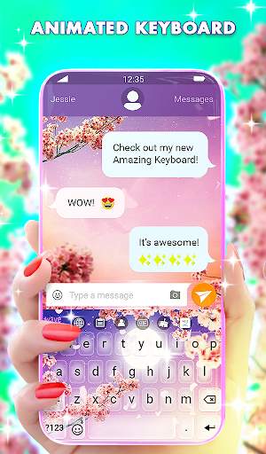 Sakura Live Wallpaper Theme screenshot 2