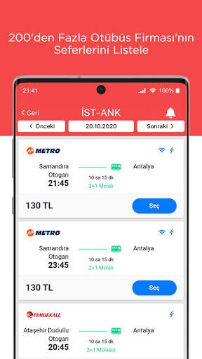 Yolcu I Uçak Bileti ve Otobüs Bileti screenshot 5