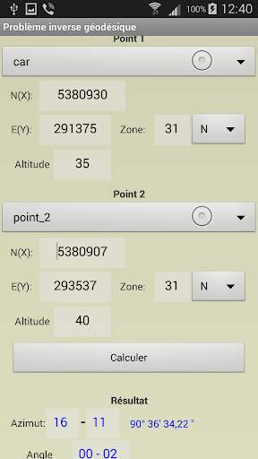 Topographie UTM screenshot 7