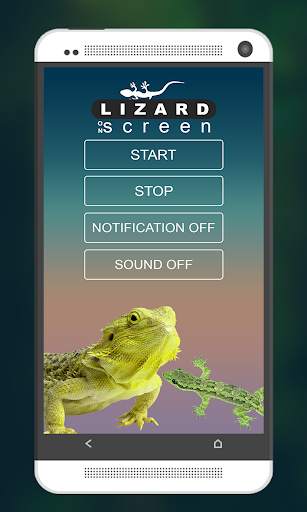 Funny Lizard On Phone Screen: Cute Joke screenshot 2