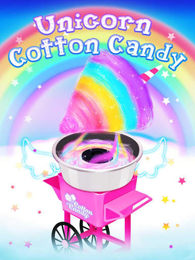 Unicorn Cotton Candy - Cooking Games for Girls screenshot 1