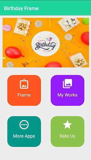Birthday Photo Frames : Happy Birthday Photo Frame screenshot 1