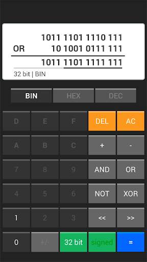 Binary Calculator 1 تصوير الشاشة