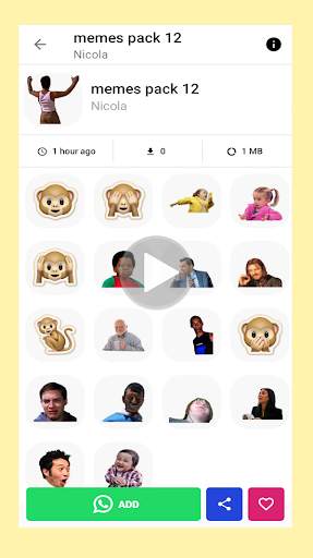 😎Funny Animated memes Stickers for WhatsApp☃ screenshot 4