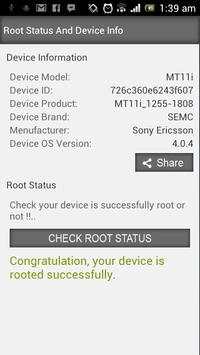 Root Status & Device Info screenshot 1