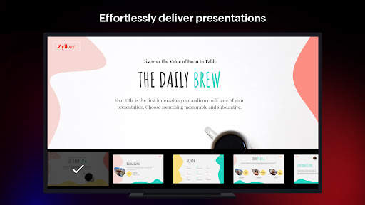 Zoho Show - Slideshow скриншот 4