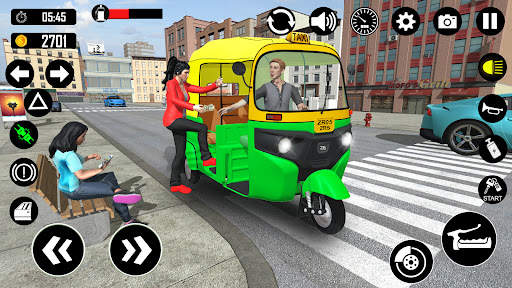 Tuk Tuk Rickshaw Games Taxi 3D screenshot 3