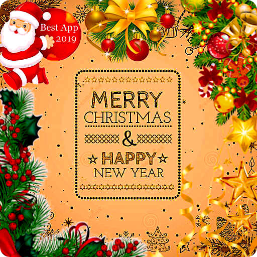 New Year | Christmas Image and GIF Wish Edit 2019 icon