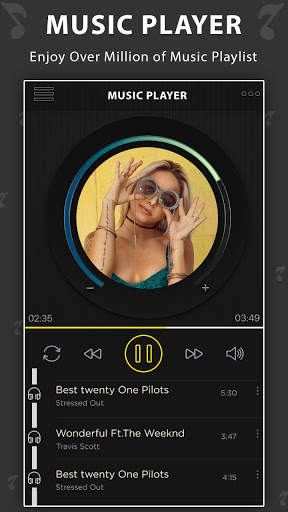 Dub Music Player - Free Audio Player, Equalizer screenshot 2