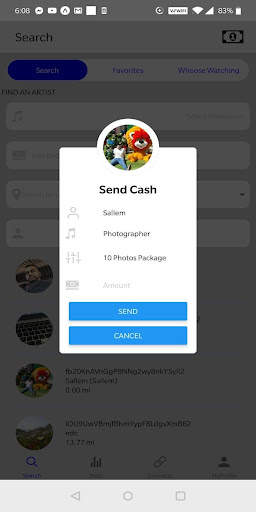 Artist Connect App screenshot 2