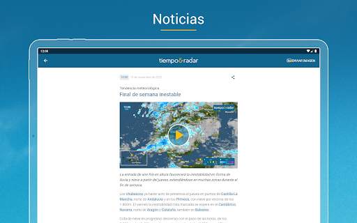 Tiempo & Radar: tu previsión screenshot 22