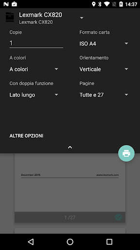 Lexmark Print Service Plugin screenshot 4