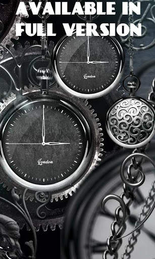 FREE Black Clock - Live Wallpaper screenshot 5