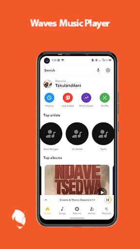 Waves Music Player screenshot 1