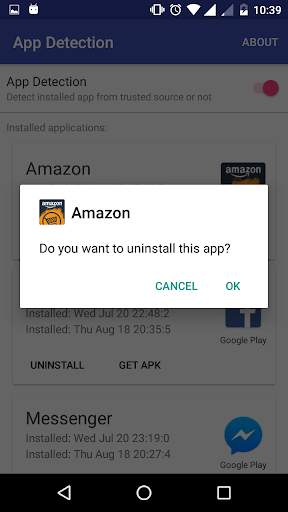 App Detection (Anti spyware) screenshot 5
