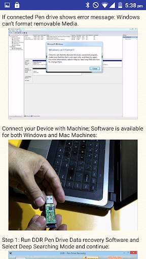 USB Drive Data Recovery Help screenshot 7
