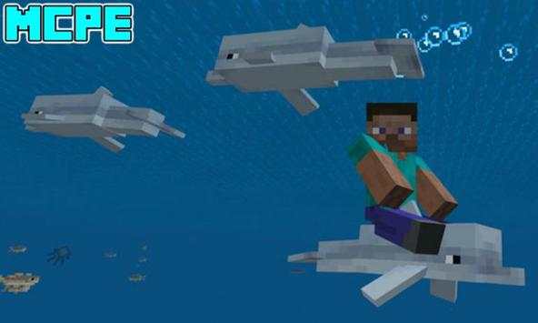 Dolphin Riding Mod for MCPE screenshot 2