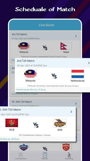 Cricket Live Score - Ball to Ball Live Score screenshot 2