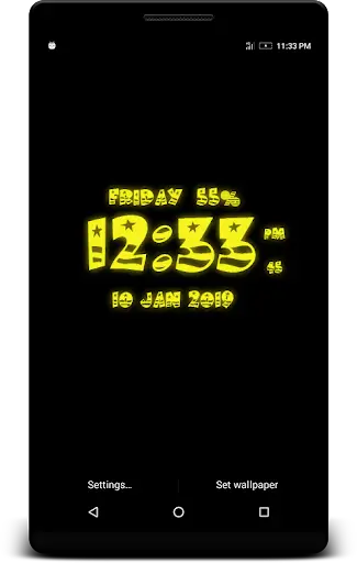 USA Digital Clock Live Wp screenshot 2