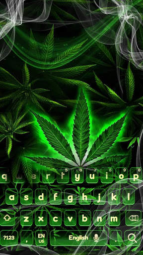 Green Weed Keyboard screenshot 4