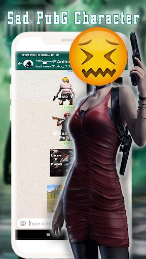 Sad Pubg Stickers Packs - WAStickersApp स्क्रीनशॉट 2