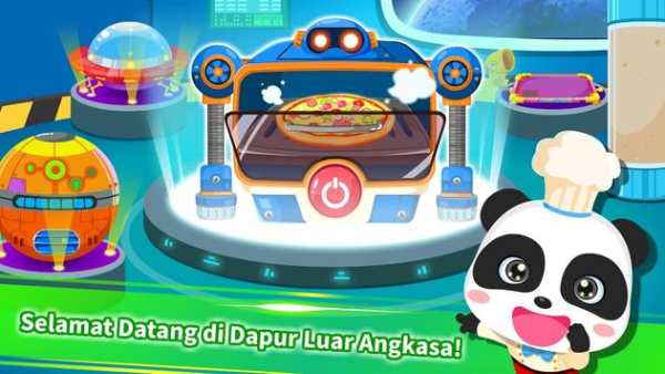 Dapur Ruang Angkasa Panda Kecil-Anak-Anak Memasak screenshot 10