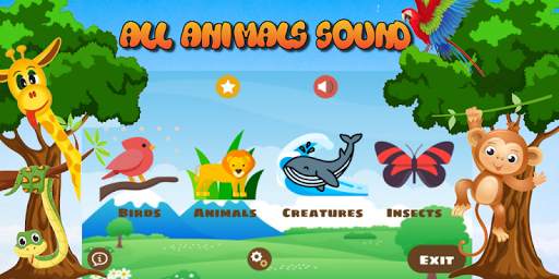 150  Animals and Birds Sounds for Kids screenshot 1