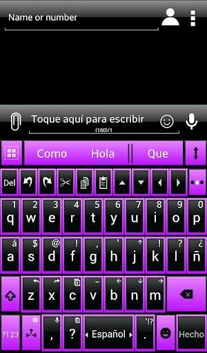 THEME AI TYPE BLACK PURPLE GLS screenshot 2