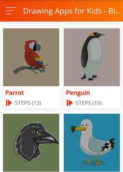 Bird Drawing Apps for Kids- Step by Step Tutorial screenshot 7