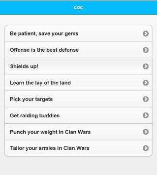 Guideline for coc screenshot 1