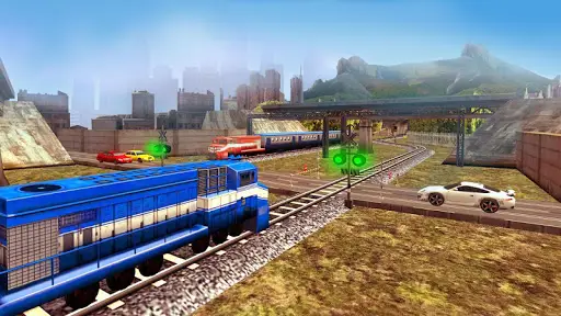 Train Racing Games 3D 2 Player скриншот 2