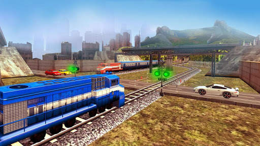 Train Trò chơi 3D 2 cầu thủ screenshot 2