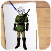 How to Draw Legend Of Zelda logo