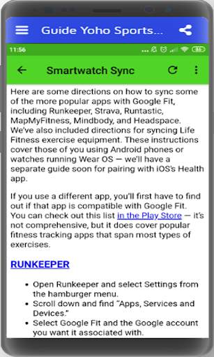 Guide Yoho Sports Smartwatch screenshot 3