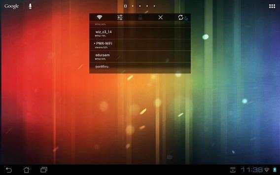 WiFi List widget Free screenshot 5