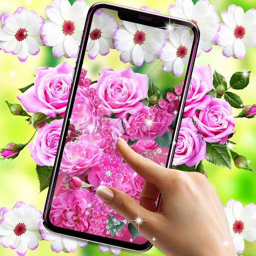 Flower lock screen zipper screenshot 5