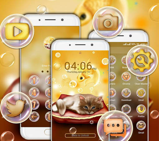 Cute Cat Launcher Theme screenshot 3
